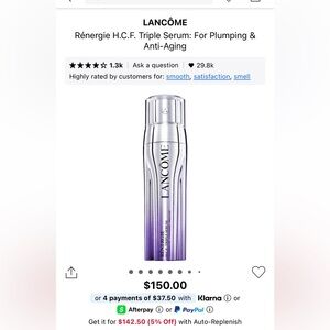 Lancôme Rénergie H.C.F. Triple Serum